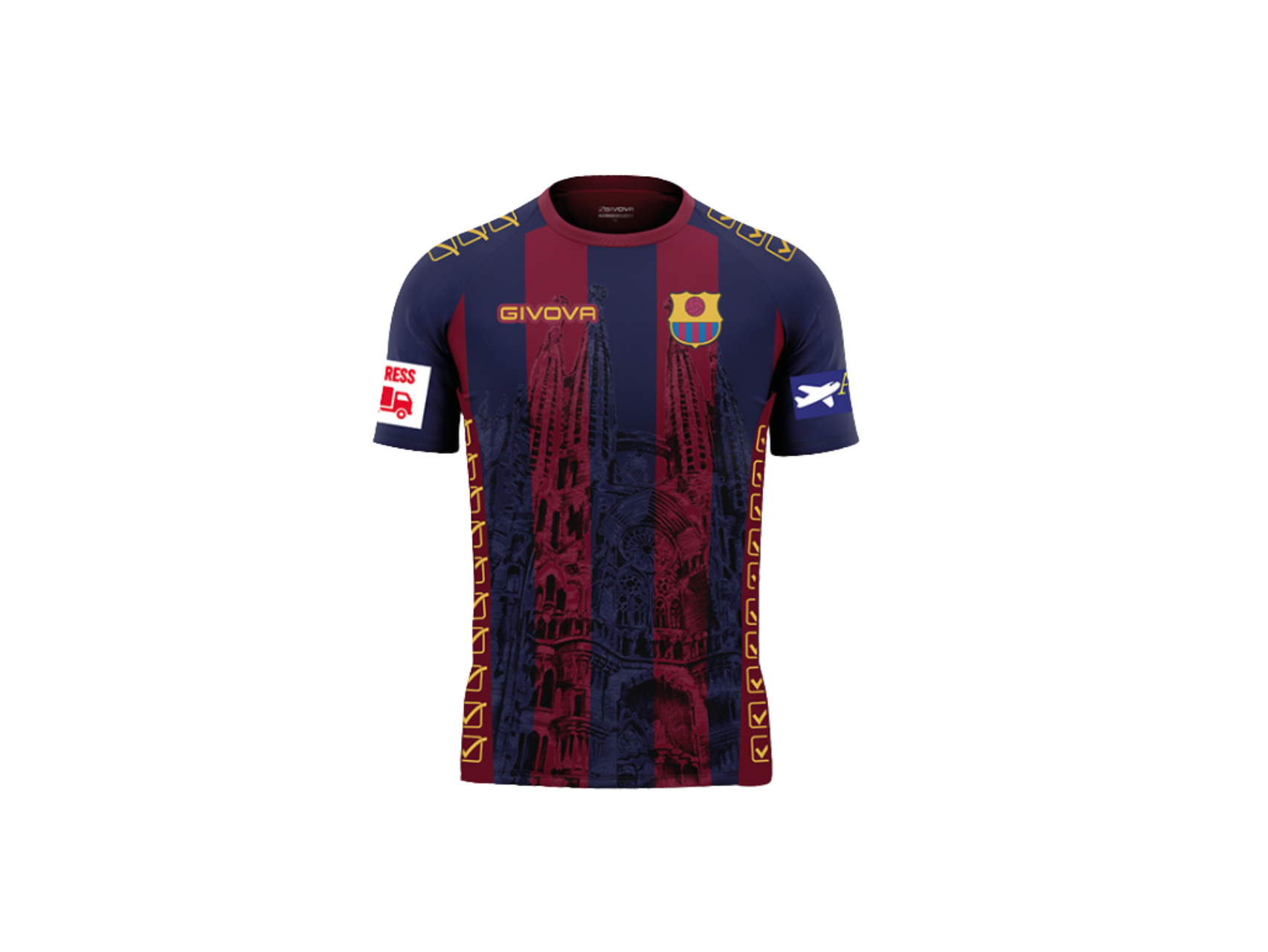 Sublimovaný fotbalový dres na zakázku s klubovým potiskem